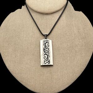 Men’s TRITON Stainless Steel Pendant Necklace Tribal Design High Quality